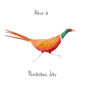 Have a pheasant day