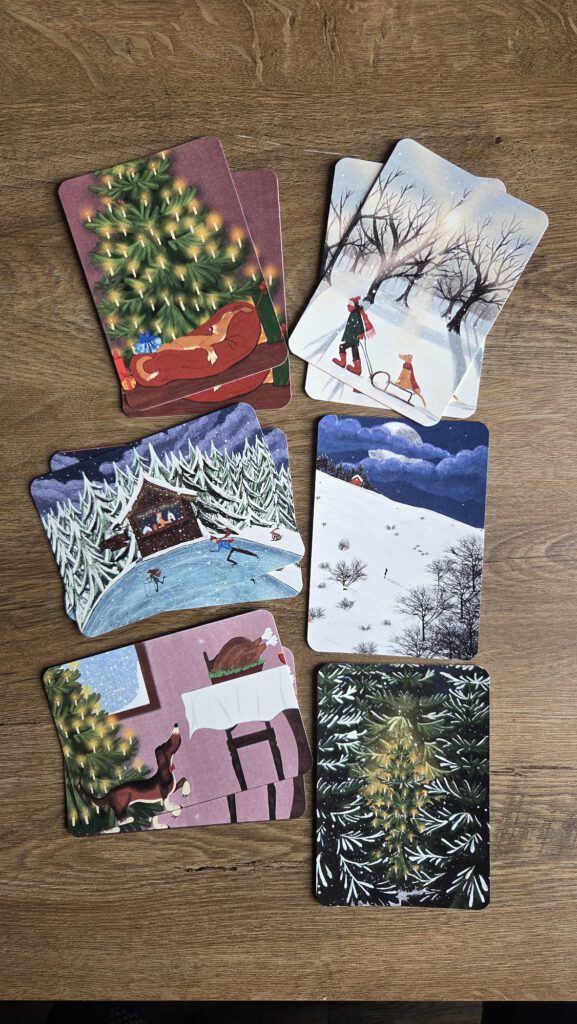 Kerstkaarten pakket 2025 groot